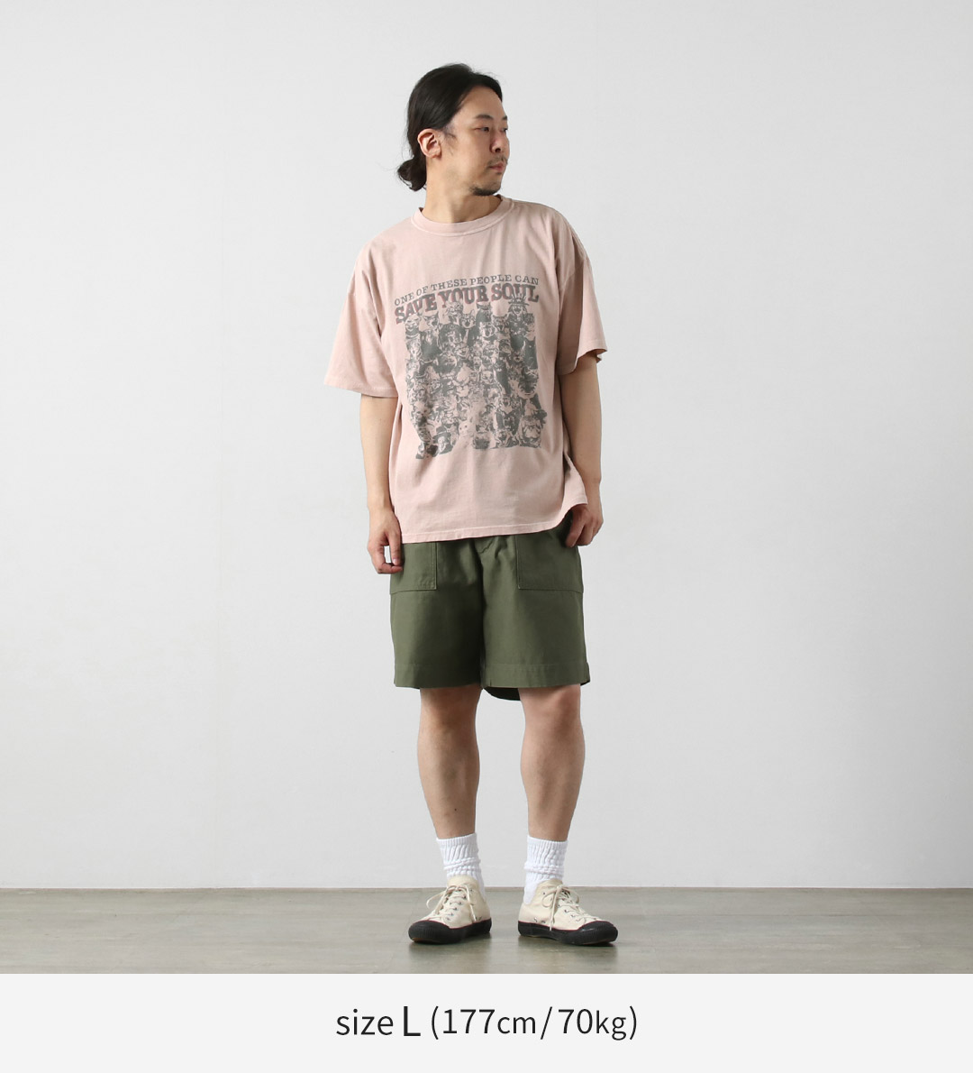 REMI RELIEF（レミレリーフ） HARD SP加工20/-天竺BIGサイズTシャツ(SAVE YOUR SOUL) 日本製 / 半袖 メンズ | REMI RELIEF | 06