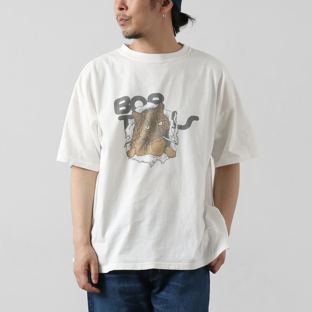 REMI RELIEF（レミレリーフ） HARD SP加工20/-天竺BIGサイズTシャツ(BOB) 日本製 / 半袖 メンズ | REMI RELIEF | 01