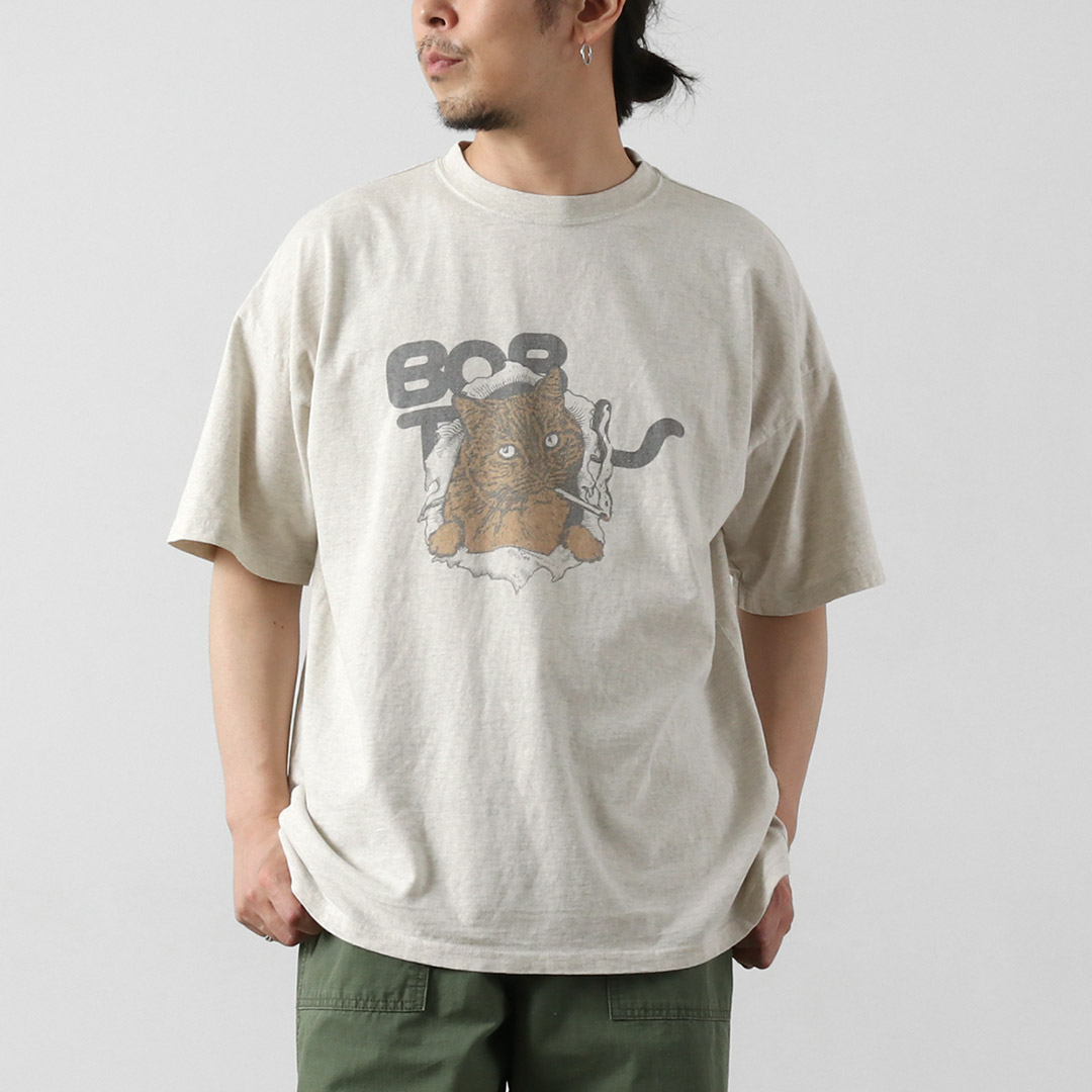 REMI RELIEF（レミレリーフ） HARD SP加工20/-天竺BIGサイズTシャツ(BOB) 日本製 / 半袖 メンズ | REMI RELIEF | 02