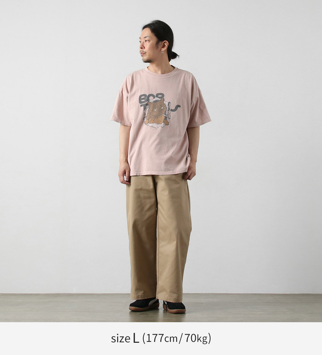 REMI RELIEF（レミレリーフ） HARD SP加工20/-天竺BIGサイズTシャツ(BOB) 日本製 / 半袖 メンズ | REMI RELIEF | 06