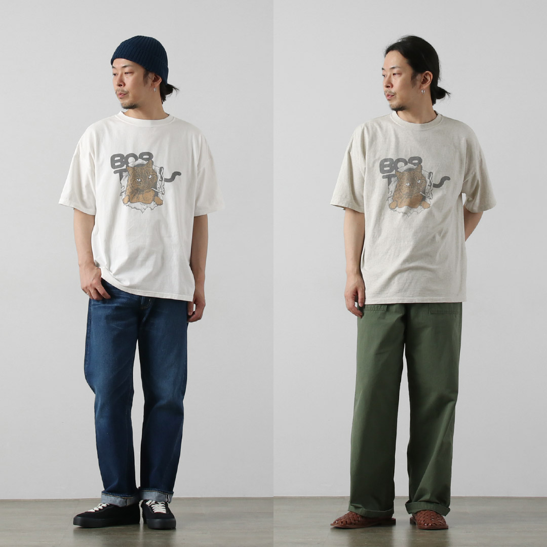REMI RELIEF（レミレリーフ） HARD SP加工20/-天竺BIGサイズTシャツ(BOB) 日本製 / 半袖 メンズ | REMI RELIEF | 07