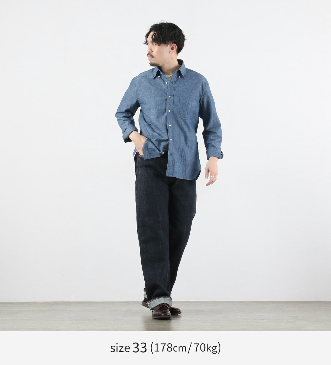 FOB FACTORY（FOBファクトリー） F143 セルビッチ ストレート 5ポケットデニム 日本製 / ジーンズ メンズ | FOB FACTORY | 03