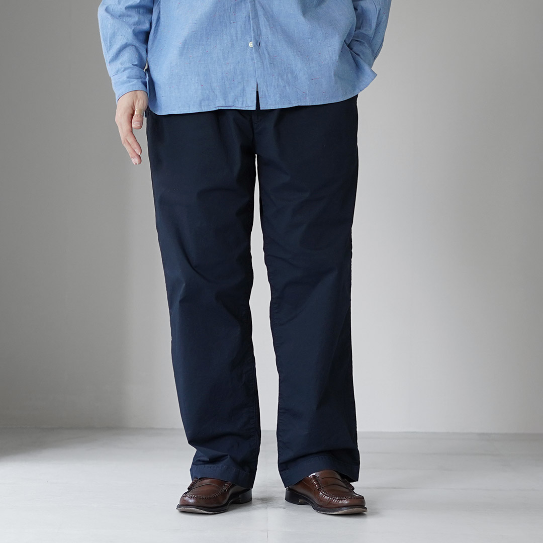 FOB FACTORY（F.O.Bファクトリー） F0549 ストレッチツイル イージーパンツ / メンズ コットン ウエストゴム 日本製 | FOB FACTORY | 02