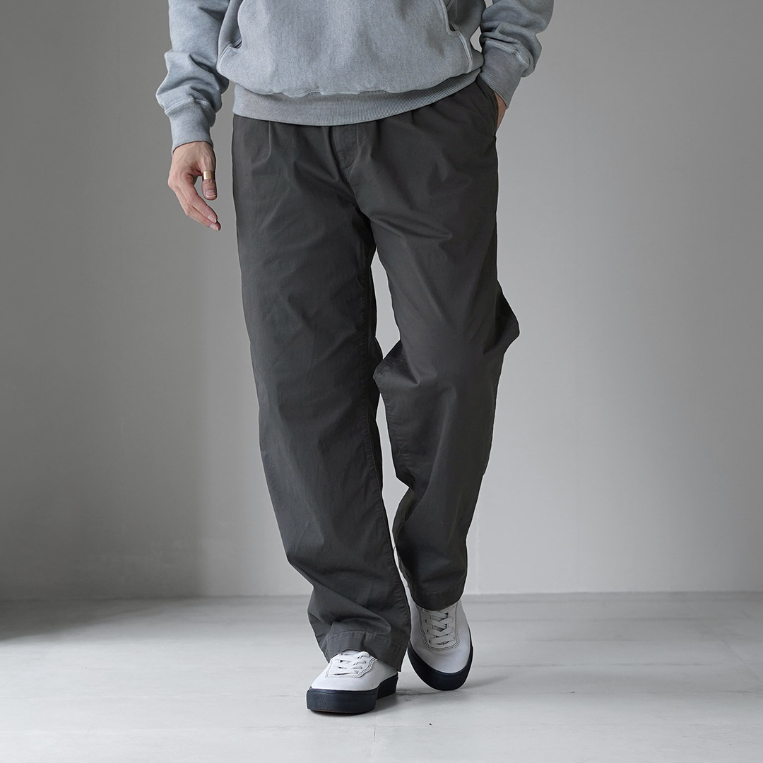 FOB FACTORY（F.O.Bファクトリー） F0549 ストレッチツイル イージーパンツ / メンズ コットン ウエストゴム 日本製 | FOB FACTORY | 03