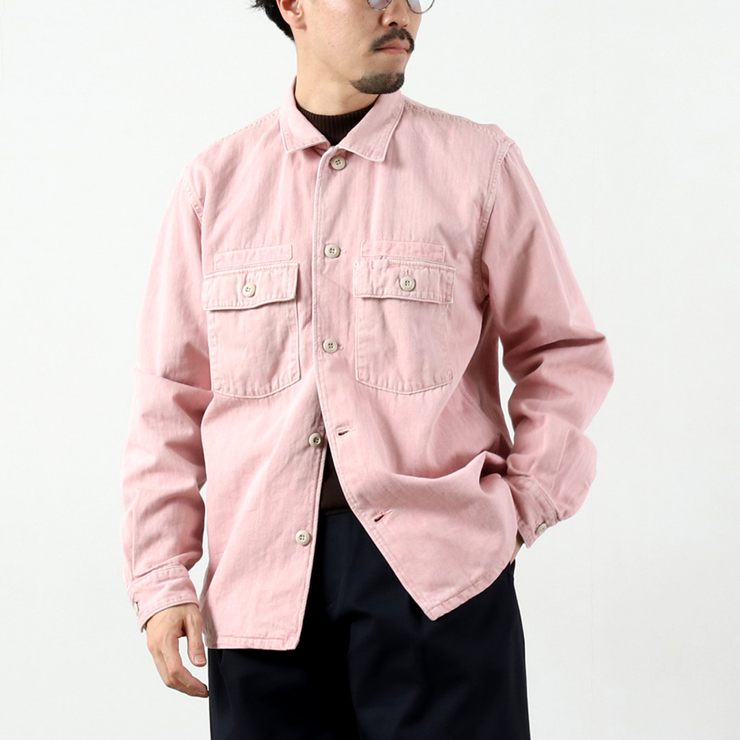 FOB FACTORY（FOBファクトリー） F2461 HBT ファティーグジャケット 日本製 / メンズ ミリタリー ヘリンボーンツイル | FOB FACTORY | 02