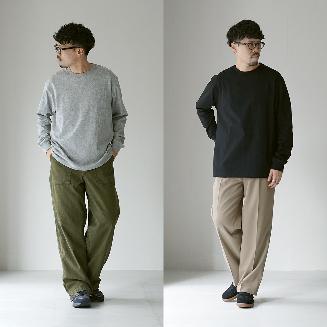 COTTON RESEARCH CLUB（コットン リサーチ クラブ） 6.6oz 長袖 丸胴T