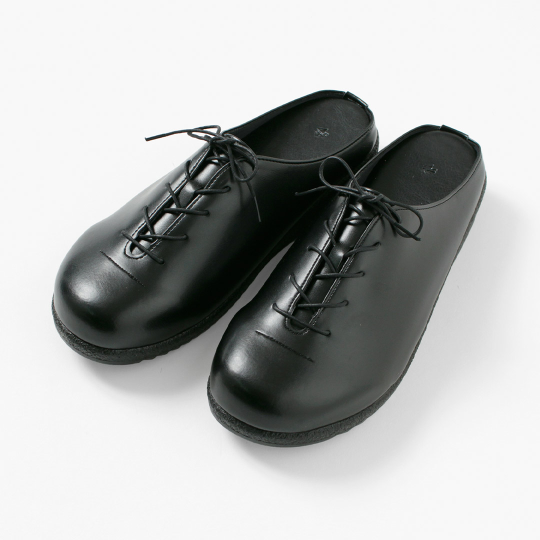 HEP（ヘップ） Koen コウエン レースアップサボ / サンダル つっかけ シューズ メンズ レディース ユニセックス フェイクレザー | HEP | 01