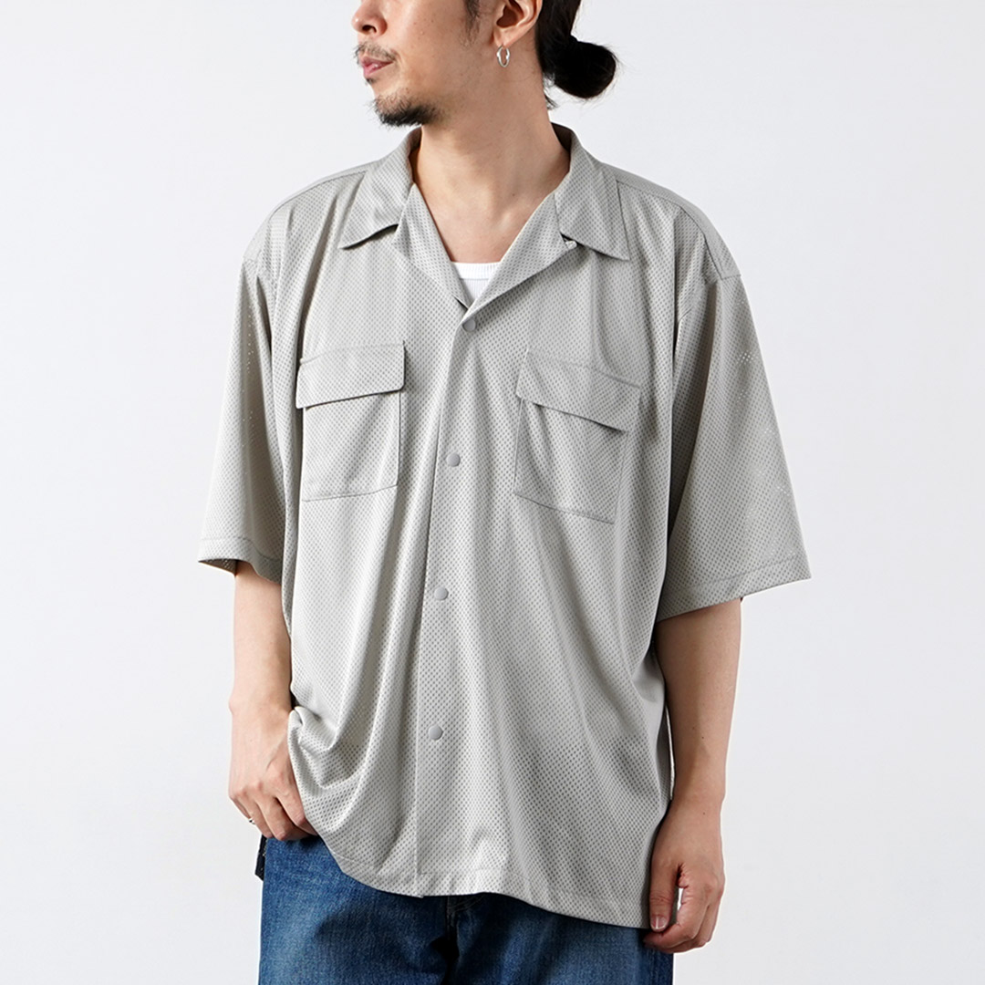BURLAP OUTFITTER（バーラップアウトフィッター） メッシュ キャンプシャツ / メンズ 速乾 アウトドア | BURLAP OUTFITTER | 01