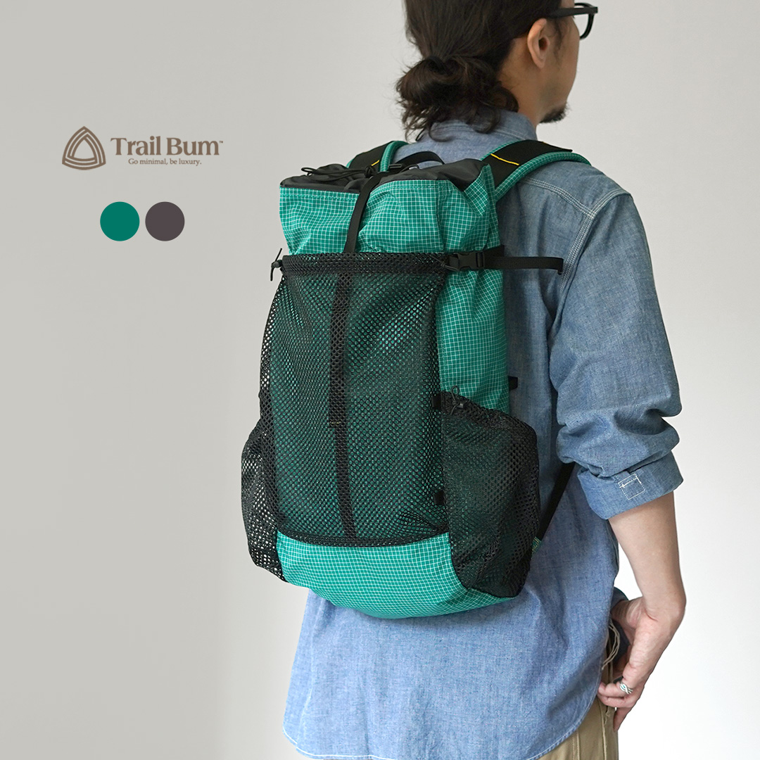 TRAIL BUM（トレイルバム） ファブ スペクトラ バックパック / メンズ リュック UL ウルトラライト 軽量 25L アウトドア | TRAIL BUM