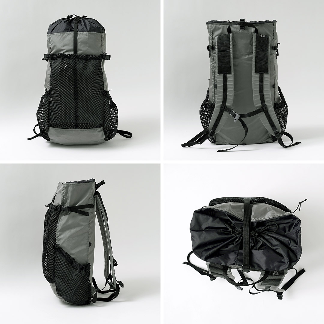 TRAIL BUM（トレイルバム） ファブ バックパック / メンズ リュック UL ウルトラライト 軽量 25L アウトドア | TRAIL BUM | 17