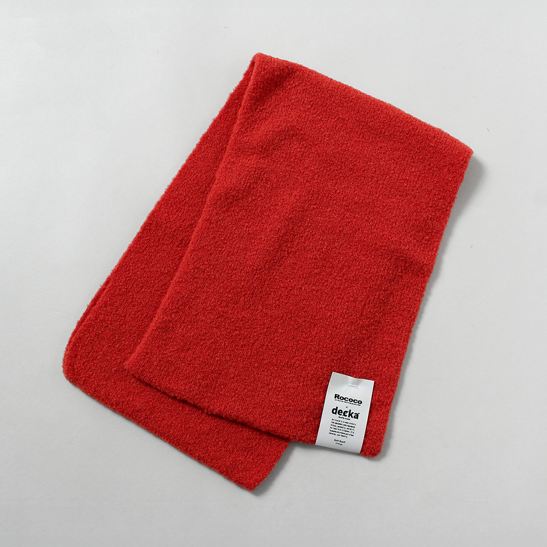 DECKA QUALITY SOCKS（デカ） 別注 アルパカ ニットスカーフ / メンズ マフラー 差し込みマフラー SHOWATABE | decka Quality socks | 03