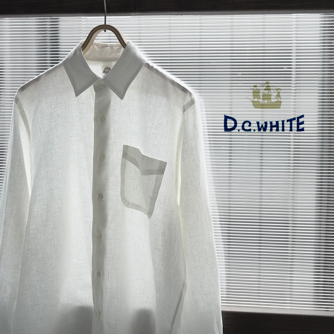 D.C.WHITE（ディーシーホワイト） ニューポート リネン レギュラーカラーシャツ / 長袖 メンズ | D.C.WHITE | 04