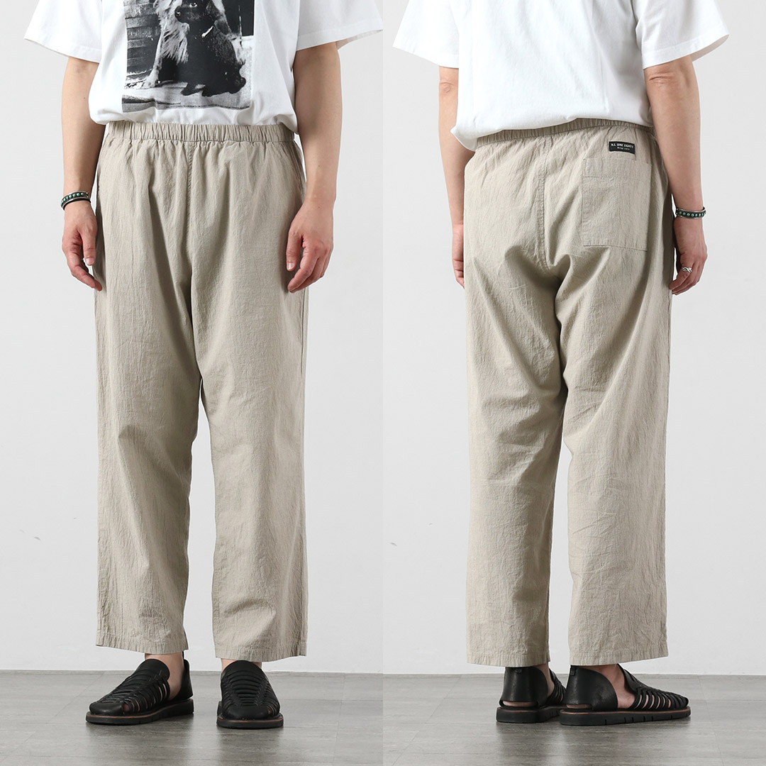 ILL ONE EIGHTY（イルワンエイティー） コットン ビーチパンツ イージーパンツ 日本製 / メンズ チェック | ILL ONE EIGHTY | 15