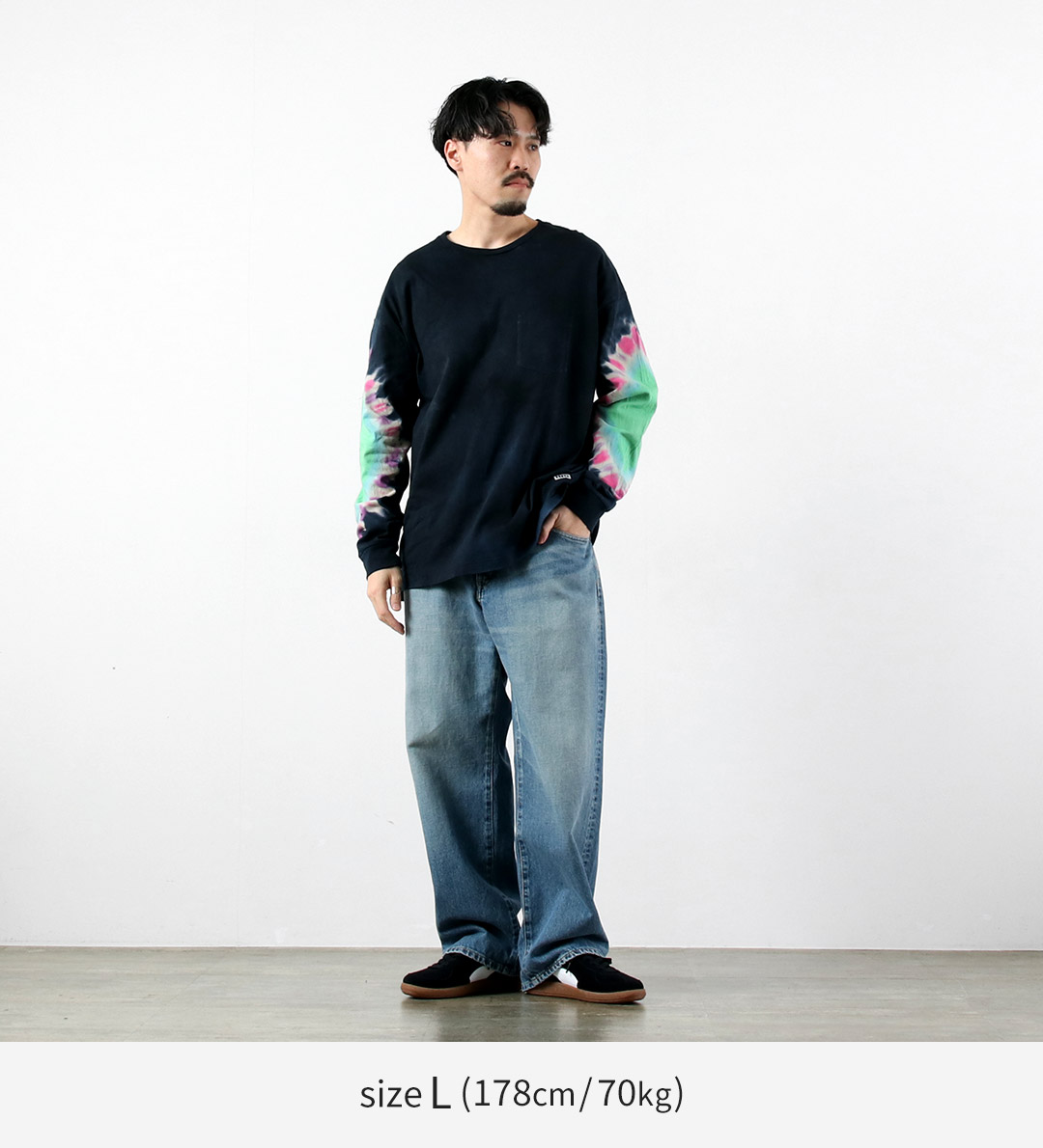 ILL ONE EIGHTY（イルワンエイティー） カラー別注 タイダイ ロングスリーブTシャツ 日本製 / 長袖 メンズ ロンT |  | 05