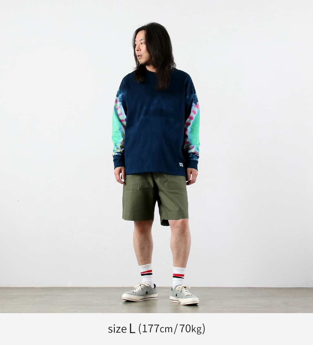 ILL ONE EIGHTY（イルワンエイティー） カラー別注 タイダイ ロングスリーブTシャツ 日本製 / 長袖 メンズ ロンT |  | 06