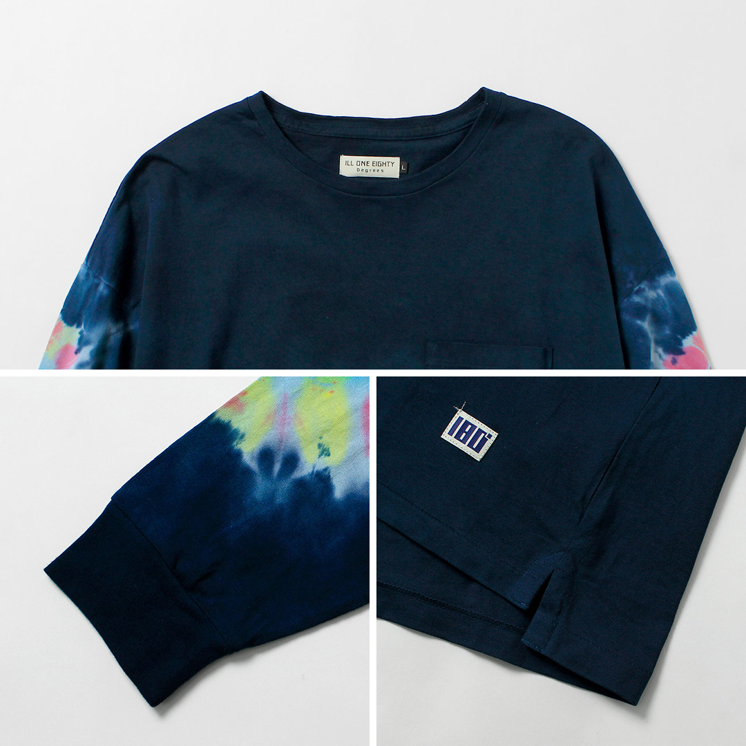ILL ONE EIGHTY（イルワンエイティー） カラー別注 タイダイ ロングスリーブTシャツ 日本製 / 長袖 メンズ ロンT |  | 17