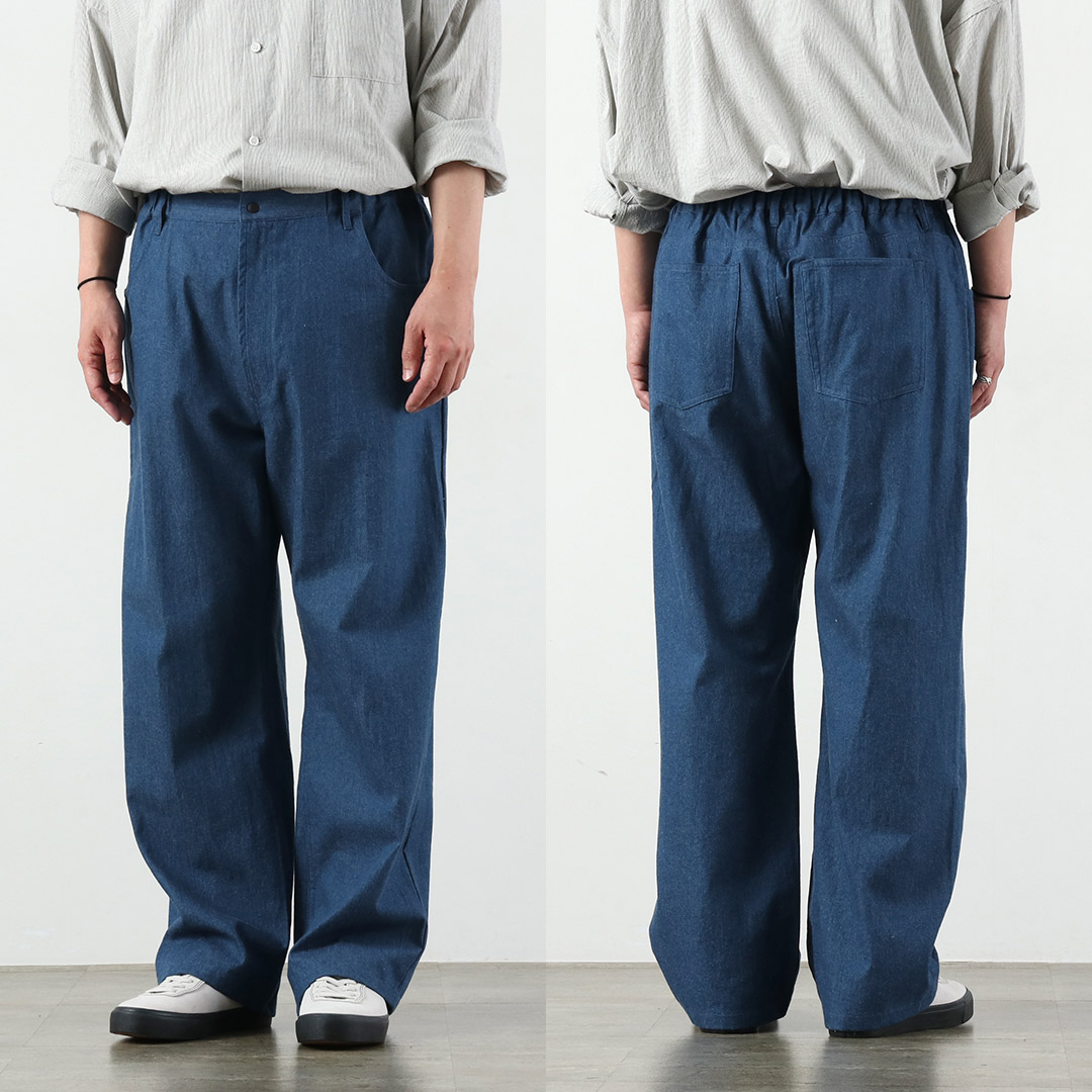 BASISBROEK（バージスブルック） アルビオン 8ozデニム セミワイドイージーパンツ 日本製 / メンズ ライトオンス ウエストゴム |  | 16