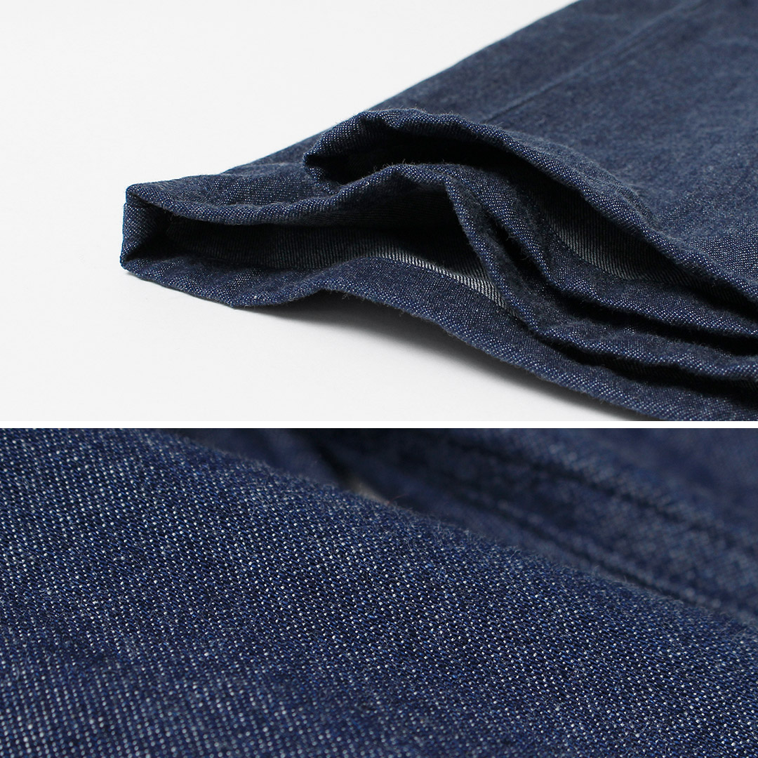 BASISBROEK（バージスブルック） アルビオン 8ozデニム セミワイドイージーパンツ 日本製 / メンズ ライトオンス ウエストゴム |  | 09