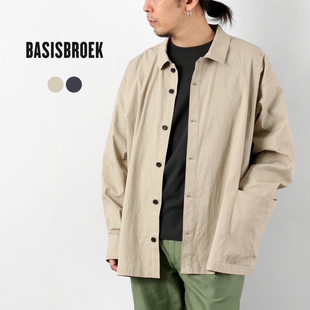 BASISBROEK（バージスブルック） オルガン コットンリネン シャツジャケット 日本製 / メンズ | 