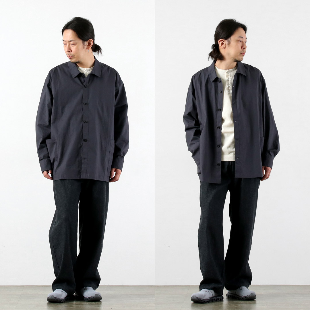 BASISBROEK（バージスブルック） オルガン コットンリネン シャツジャケット 日本製 / メンズ |  | 06