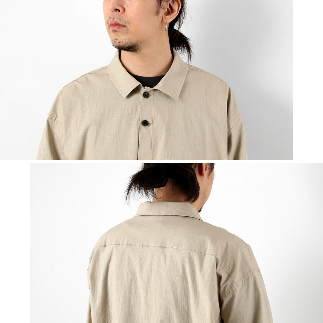 BASISBROEK（バージスブルック） オルガン コットンリネン シャツジャケット 日本製 / メンズ |  | 08