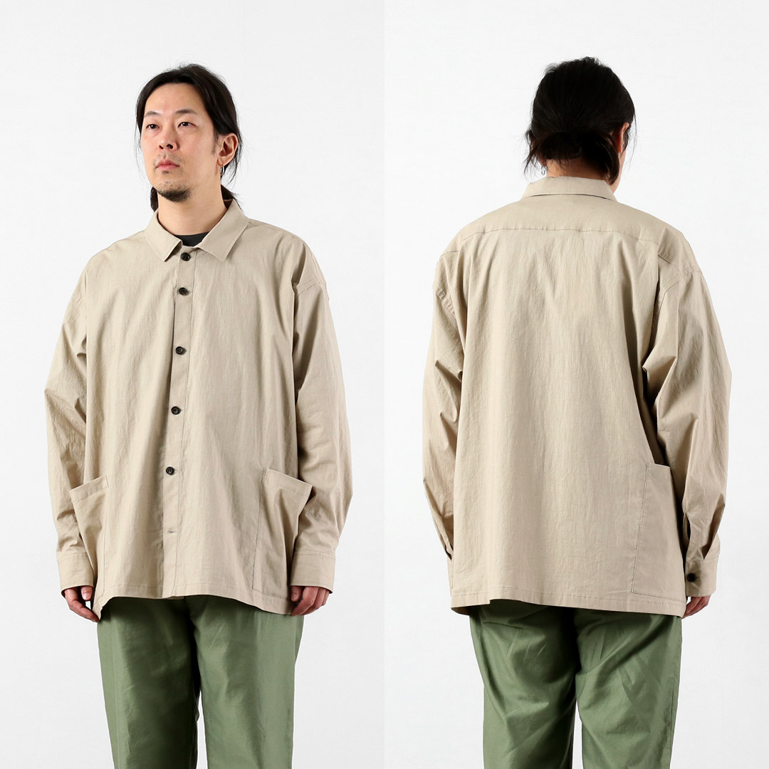 BASISBROEK（バージスブルック） オルガン コットンリネン シャツジャケット 日本製 / メンズ |  | 11