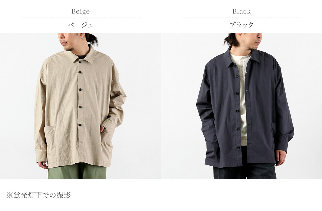 BASISBROEK（バージスブルック） オルガン コットンリネン シャツジャケット 日本製 / メンズ |  | 03