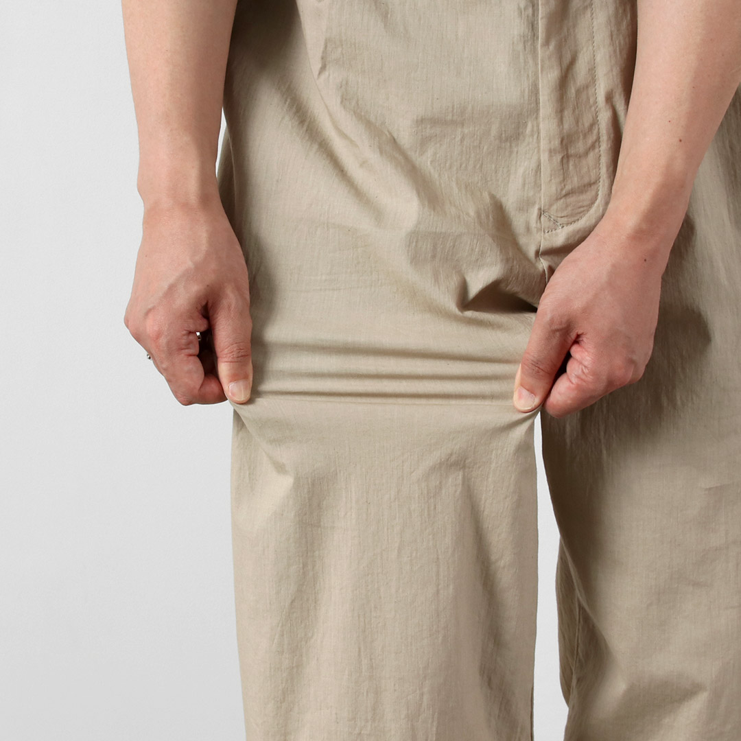 BASISBROEK（バージスブルック） ウィスケン コットンリネン タックパンツ 日本製 / メンズ イージーパンツ | BASISBROEK | 08