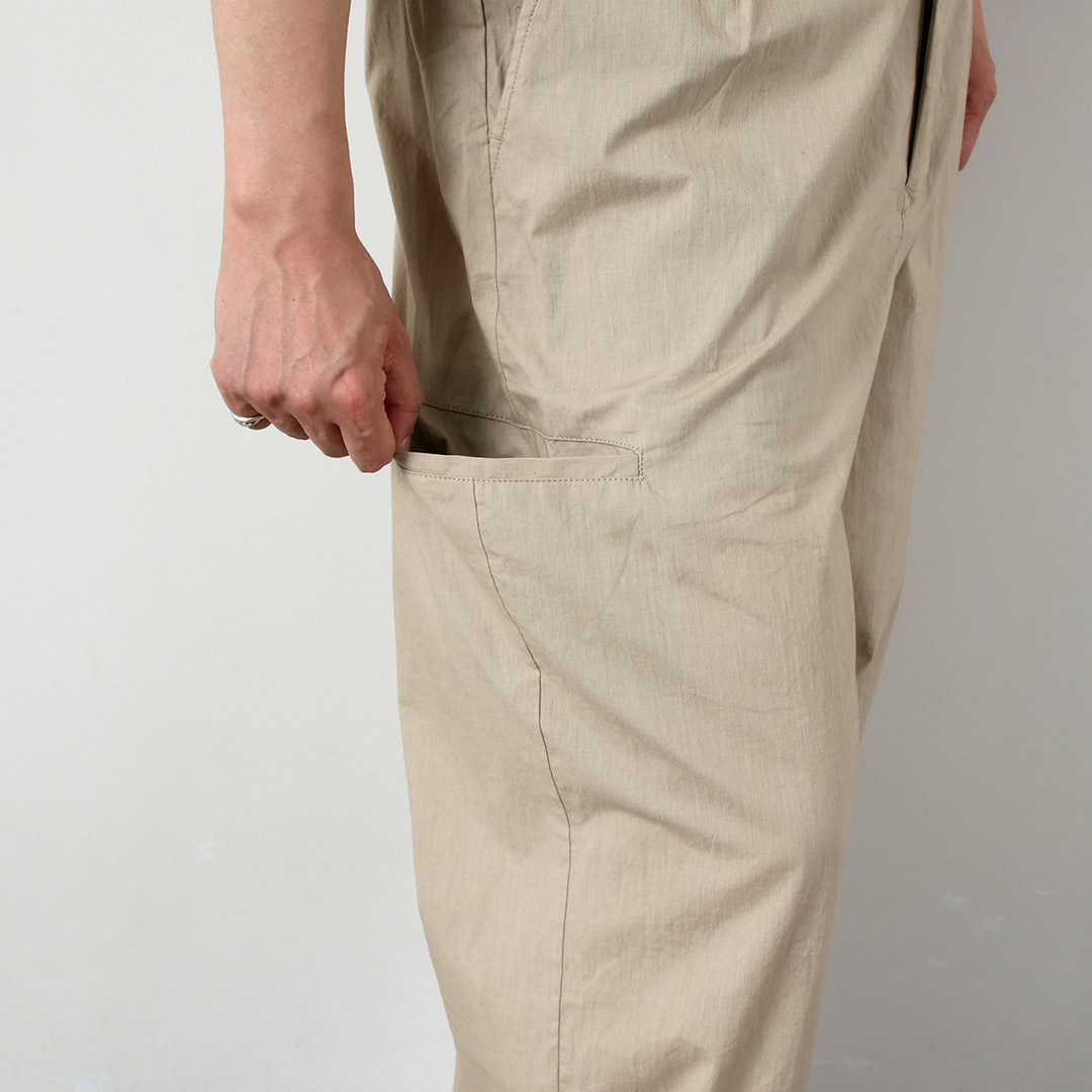 BASISBROEK（バージスブルック） ウィスケン コットンリネン タックパンツ 日本製 / メンズ イージーパンツ | BASISBROEK | 11