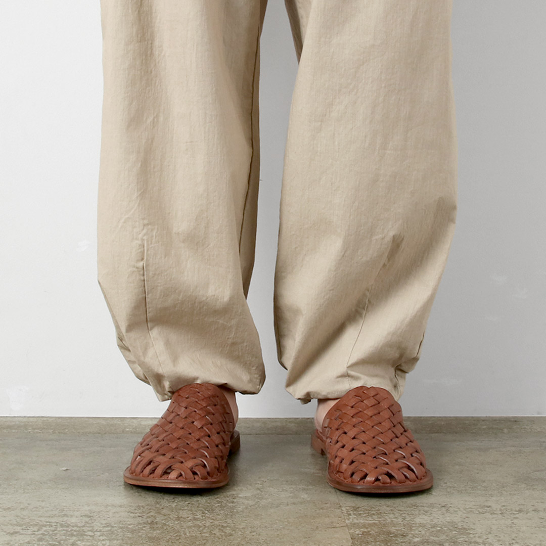 BASISBROEK（バージスブルック） ウィスケン コットンリネン タックパンツ 日本製 / メンズ イージーパンツ | BASISBROEK | 12