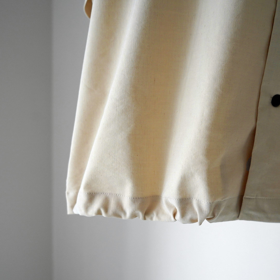 BASISBROEK（バージスブルック） ディーン リネン混ストレッチ オープンカラーシャツ 日本製 / メンズ 半袖シャツ |  | 16