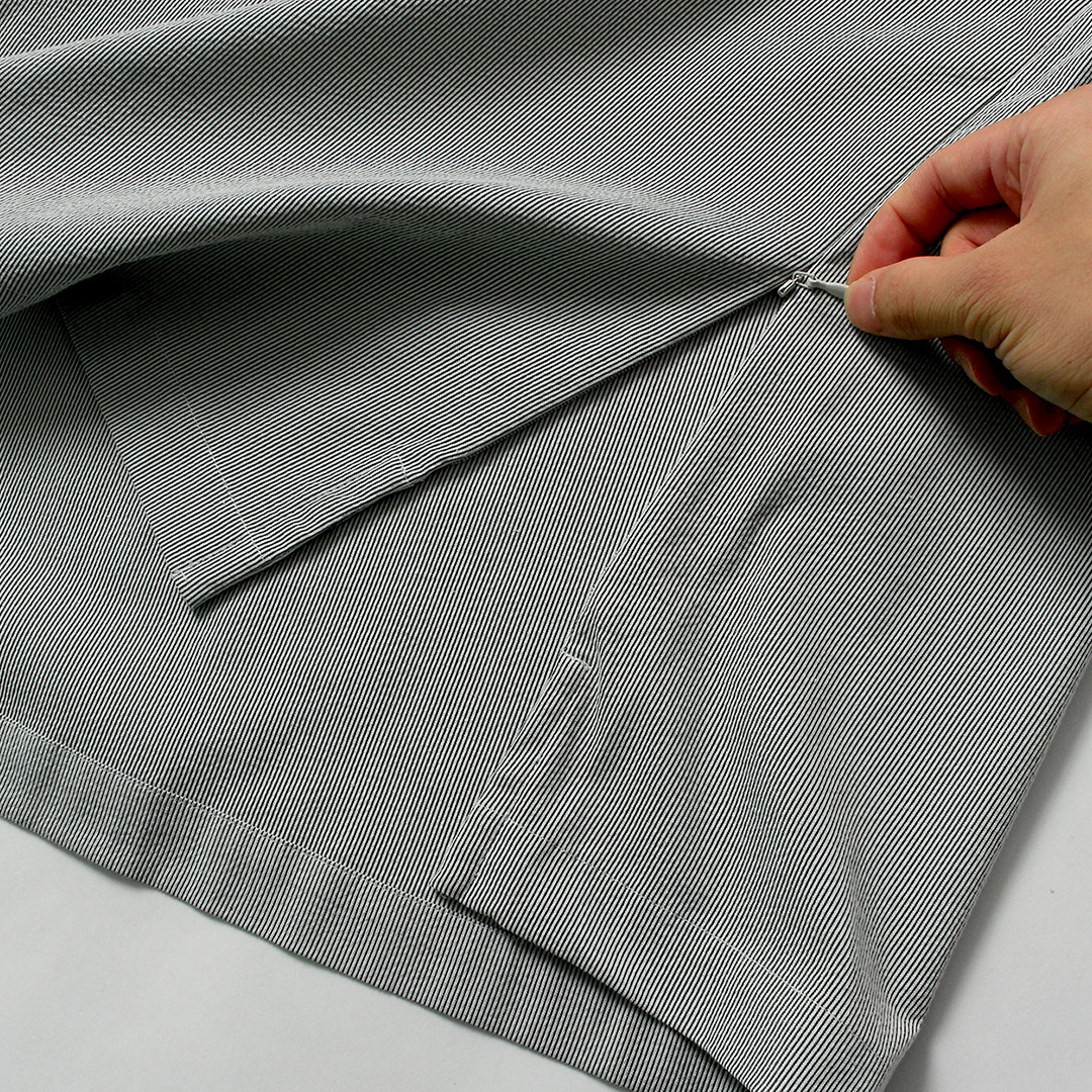 BASISBROEK（バージスブルック） プッテン シアサッカー サイドジップ 半袖シャツ 日本製 / メンズ |  | 15