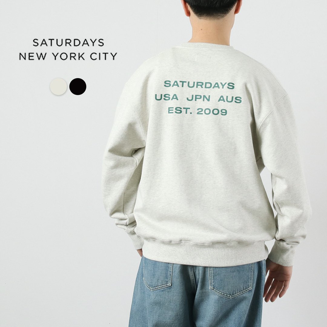 SATURDAYS NYC（サタデーズ ニューヨークシティ）　バワリー インターナショナル クルー スウェット / メンズ | Saturdays NYC