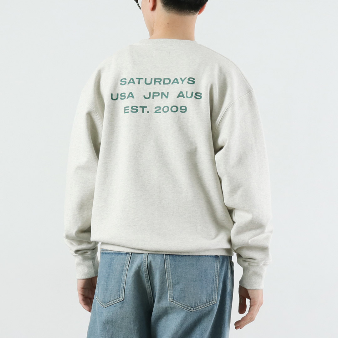 SATURDAYS NYC（サタデーズ ニューヨークシティ）　バワリー インターナショナル クルー スウェット / メンズ | Saturdays NYC | 01