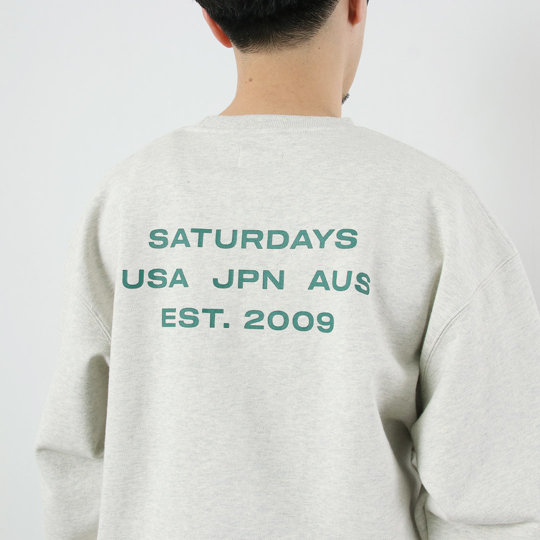SATURDAYS NYC（サタデーズ ニューヨークシティ）　バワリー インターナショナル クルー スウェット / メンズ | Saturdays NYC | 09