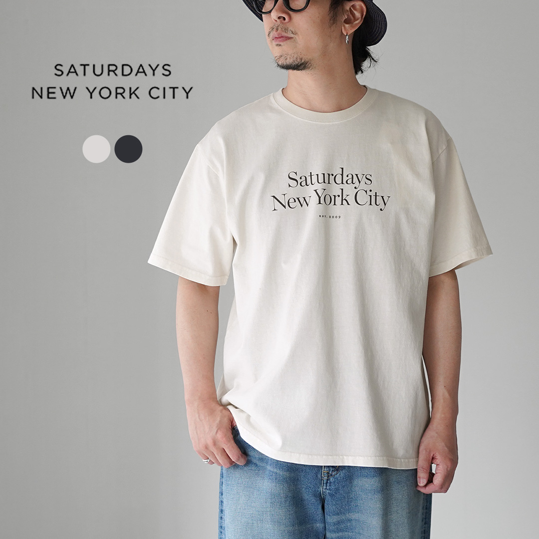 SATURDAYS NYC（サタデーズ ニューヨークシティ） ミラー スタンダード ショートスリーブ Tシャツ / 半袖 メンズ | Saturdays NYC