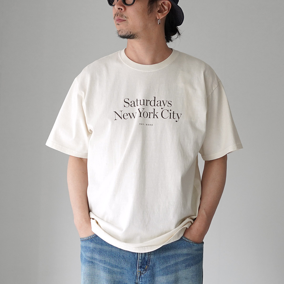 SATURDAYS NYC（サタデーズ ニューヨークシティ） ミラー スタンダード ショートスリーブ Tシャツ / 半袖 メンズ | Saturdays NYC | 01