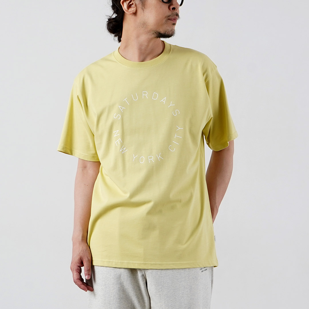 SATURDAYS NYC（サタデーズ ニューヨークシティ） サーキュラー サタデーズ ロゴ Tシャツ / 半袖 メンズ |  | 02