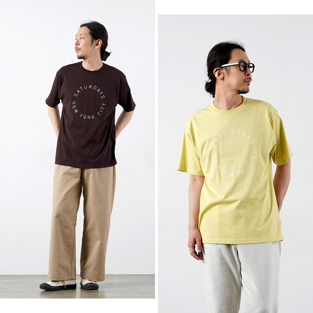 SATURDAYS NYC（サタデーズ ニューヨークシティ） サーキュラー サタデーズ ロゴ Tシャツ / 半袖 メンズ |  | 15