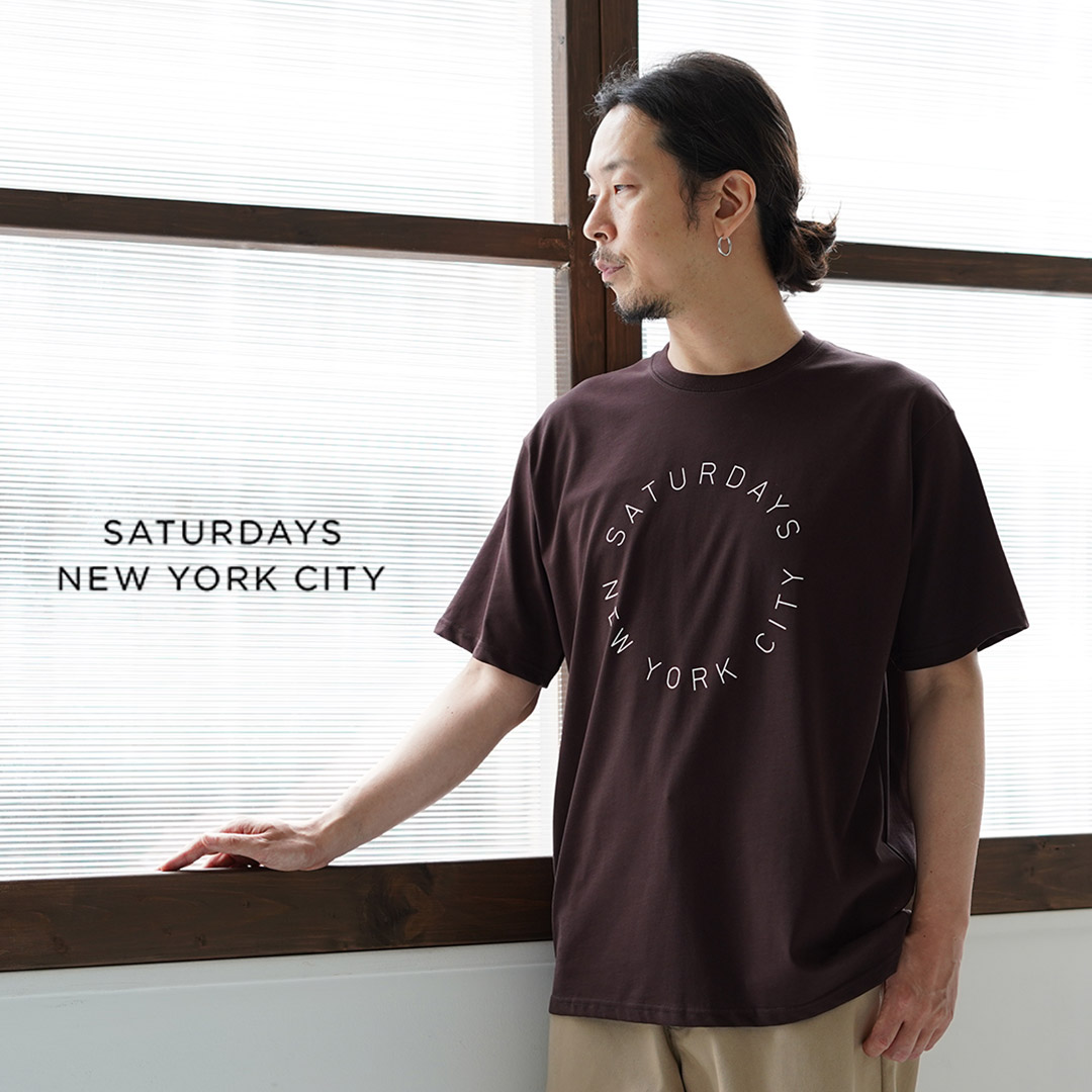 SATURDAYS NYC（サタデーズ ニューヨークシティ） サーキュラー サタデーズ ロゴ Tシャツ / 半袖 メンズ |  | 07
