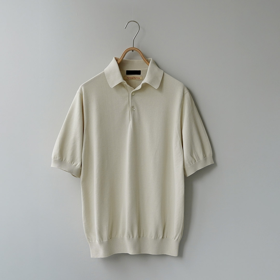 RINASCENTE（リナシェンテ） 別注 12G天竺 ハイブリッド ウォッシャブル ポロシャツ 日本製 / メンズ 半袖 ニット |  | 06