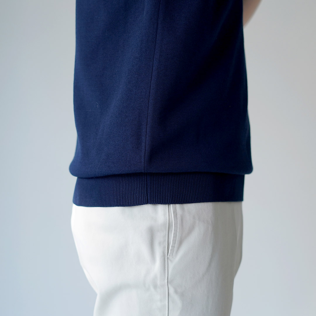 RINASCENTE（リナシェンテ） 別注 12G天竺 ハイブリッド ウォッシャブル ポロシャツ 日本製 / メンズ 半袖 ニット |  | 16