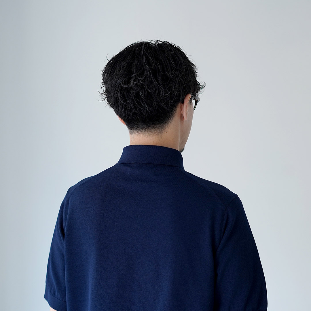 RINASCENTE（リナシェンテ） 別注 12G天竺 ハイブリッド ウォッシャブル ポロシャツ 日本製 / メンズ 半袖 ニット |  | 13