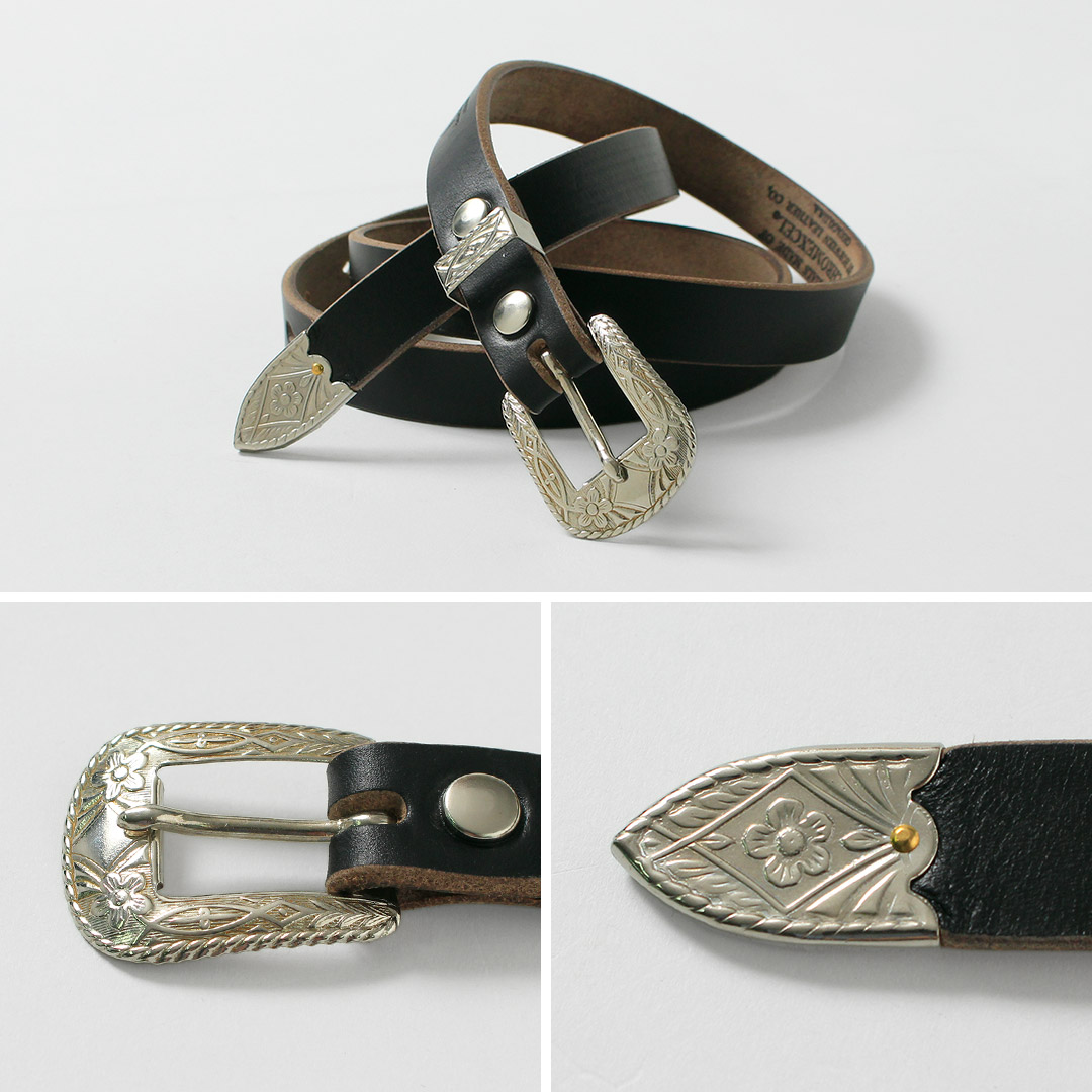 Button Works（ボタンワークス） 別注 N＆J ウェスタンベルト ナロー