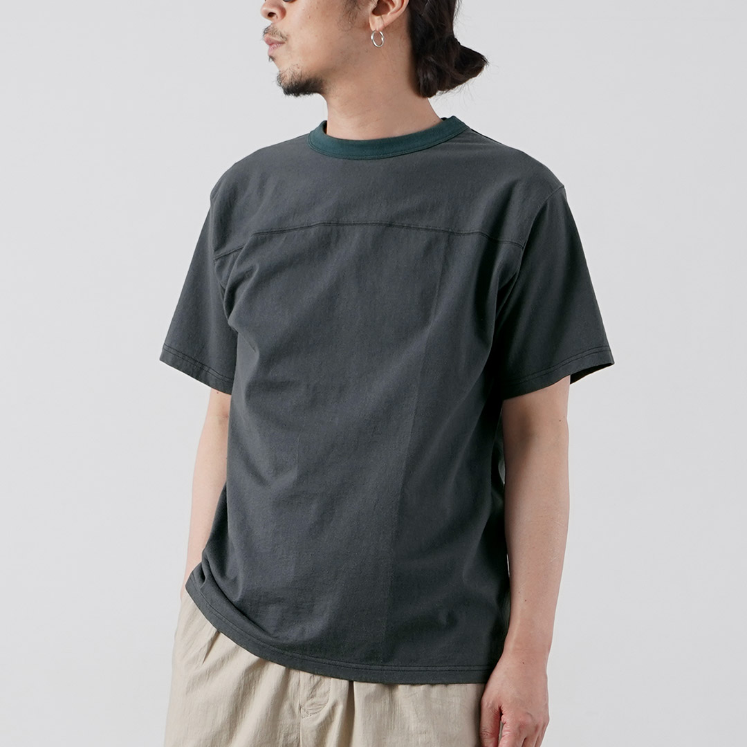 BARNS（バーンズ） 小寸 ショートスリーブ フットボールTシャツ 日本製 / メンズ | BARNS OUTFITTERS | 04