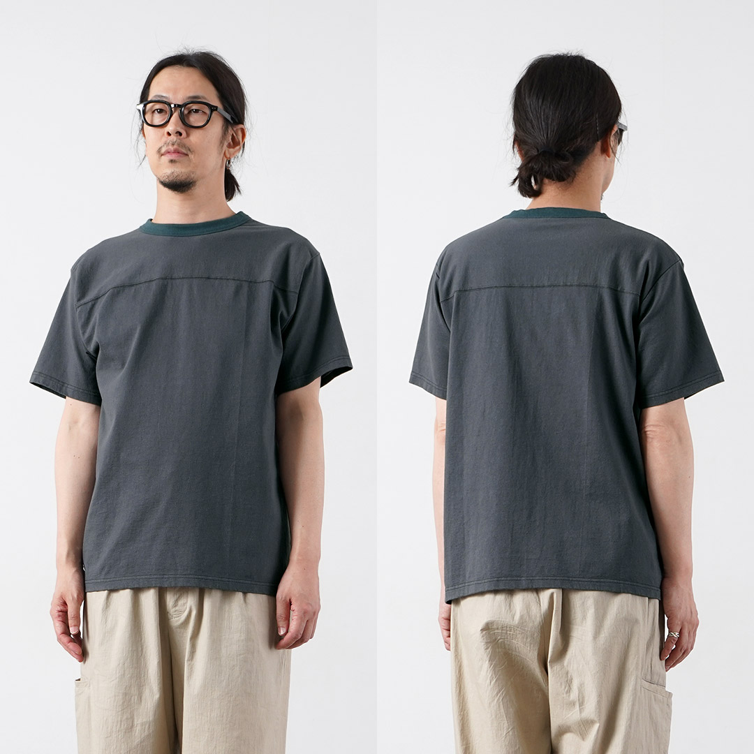 BARNS（バーンズ） 小寸 ショートスリーブ フットボールTシャツ 日本製 / メンズ | BARNS OUTFITTERS | 15