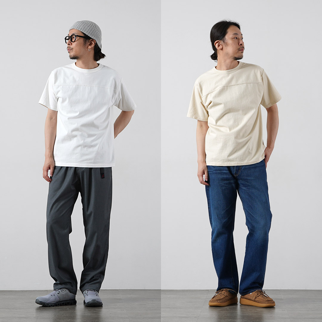 BARNS（バーンズ） 小寸 ショートスリーブ フットボールTシャツ 日本製 / メンズ | BARNS OUTFITTERS | 08