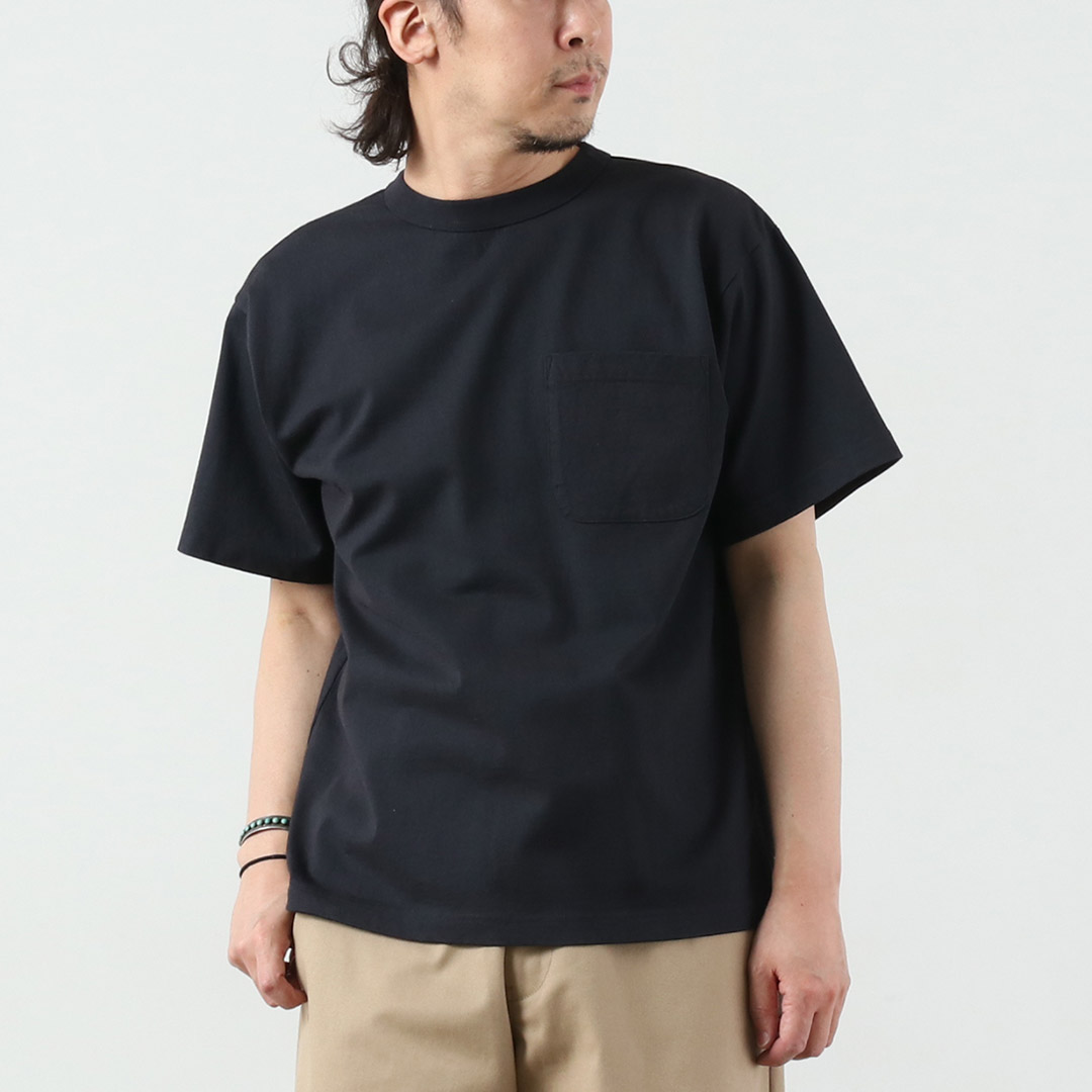 FILMELANGE（フィルメランジェ） オールデン エアスピン天竺 ポケットTシャツ 日本製 / メンズ 半袖 | FilMelange | 03