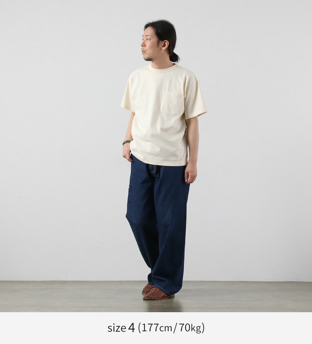 FILMELANGE（フィルメランジェ） オールデン エアスピン天竺 ポケットTシャツ 日本製 / メンズ 半袖 | FilMelange | 06
