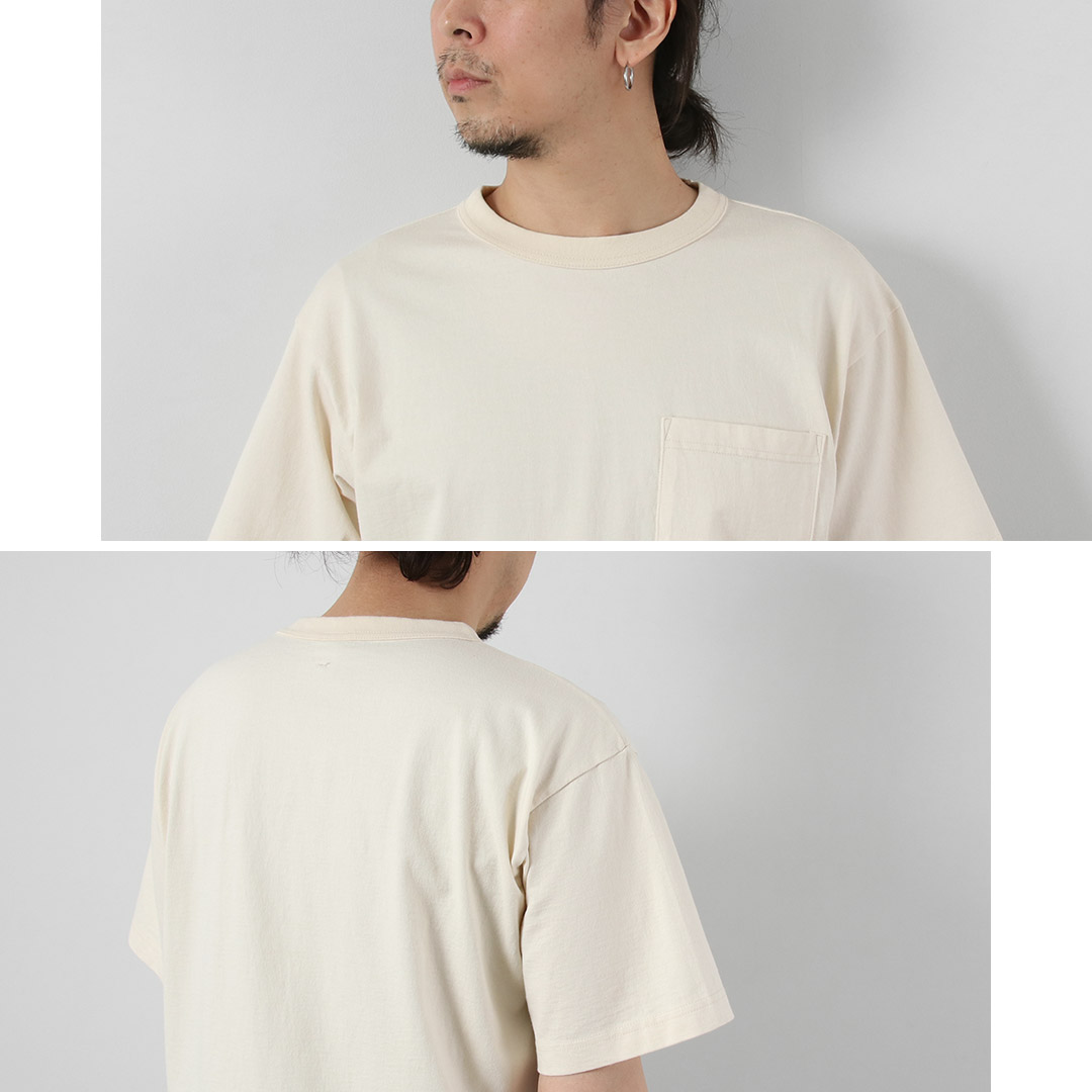 FILMELANGE（フィルメランジェ） オールデン エアスピン天竺 ポケットTシャツ 日本製 / メンズ 半袖 | FilMelange | 10